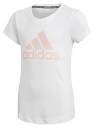 Adidas Παιδικό T-shirt για Κορίτσι Λευκό Must Haves Badge of Sport Tee από το MybrandShoes