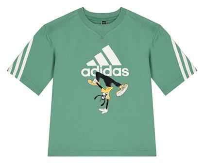 Adidas Παιδικό T-shirt Green/ Off White