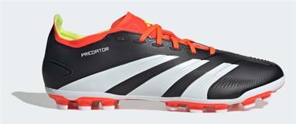 Adidas Predator 24 League Low AG Χαμηλά Ποδοσφαιρικά Παπούτσια με Τάπες Core Black / Cloud White / Solar Red