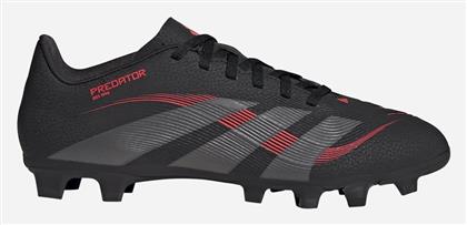 adidas Predator Club FG/MG Χαμηλά Ποδοσφαιρικά Παπούτσια με Τάπες Μαύρα