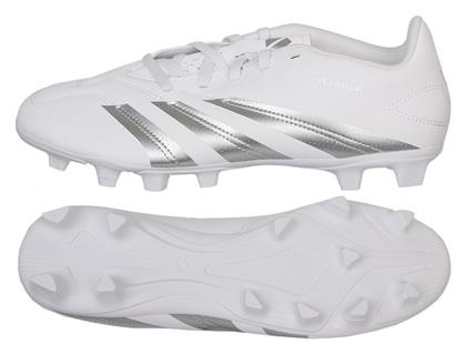 Adidas Predator Club FxG Χαμηλά Ποδοσφαιρικά Παπούτσια με Τάπες Λευκά