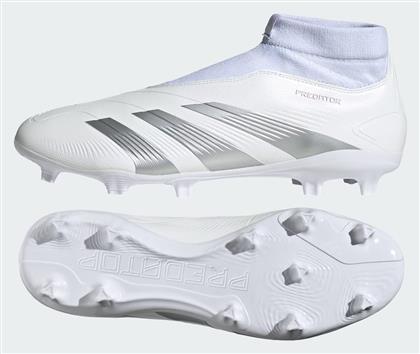 Adidas Predator League LL FG Ψηλά Ποδοσφαιρικά Παπούτσια με Τάπες Λευκά