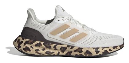 Adidas Pureboost 23 Γυναικεία Αθλητικά Παπούτσια Running Core White / Gold Metallic / Shadow Brown