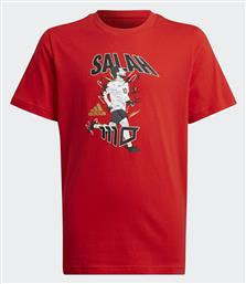 Adidas Salah Graphic Παιδικό T-shirt Κόκκινο