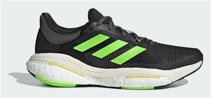 Adidas Solarglide 5 Ανδρικά Αθλητικά Παπούτσια Running Core Black / Solar Green / Beam Yellow από το MybrandShoes