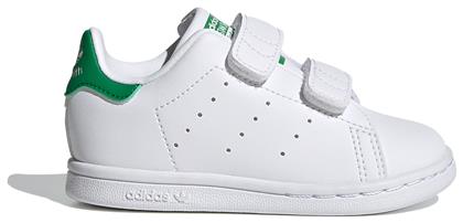 Adidas Stan Smith Παιδικά Sneakers με Σκρατς Cloud White / Green