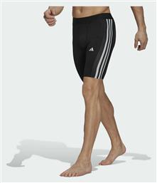 Adidas Stripes Training Ανδρικό Αθλητικό Κολάν Compression Κοντό Μαύρο από το Cosmossport