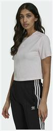 Adidas Tennis Luxe Κοντομάνικο Crop Top Ροζ