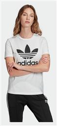 Adidas Trefoil Γυναικείο Αθλητικό T-shirt Λευκό