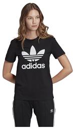 Adidas Trefoil Γυναικείο Αθλητικό T-shirt Μαύρο