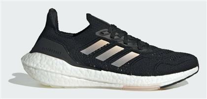 Adidas Ultraboost 22 Heat.RDY Γυναικεία Αθλητικά Παπούτσια Running Core Black / Clear Orange / Crystal White