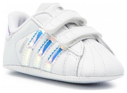 Adidas Βρεφικά Sneakers Αγκαλιάς Λευκά Superstar από το Siontis Athletics