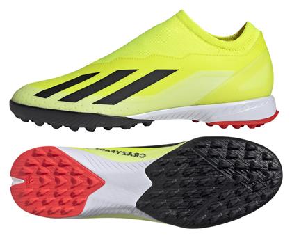 Adidas X Crazyfast League Laceless TF Χαμηλά Ποδοσφαιρικά Παπούτσια με Σχάρα Team Solar Yellow 2 / Core Black / Cloud White