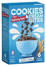 Αφοι Χαΐτογλου Δημητριακά Σίτου Cookies & Cream Bites 375gr