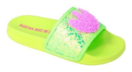 Agatha Ruiz De La Prada Παιδικές Σαγιονάρες Slides Πράσινες από το SerafinoShoes