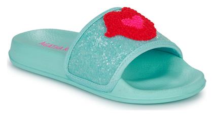 Agatha Ruiz De La Prada Παιδικές Σαγιονάρες Slides Τιρκουάζ από το SerafinoShoes