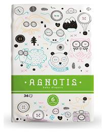 Agnotis Baby Πάνες με Αυτοκόλλητο No. 6 για 16-30kg 36τμχ Κωδικός: 35031327 από το e-Fresh