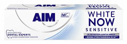 AIM White Now Sensitive Οδοντόκρεμα για Λεύκανση 75ml από το Pharm24