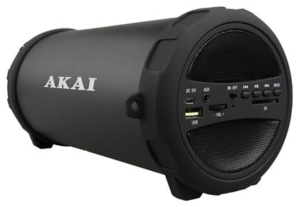 Akai ABTS-11B Ηχείο Bluetooth 10W με Ραδιόφωνο Μαύρο από το e-shop