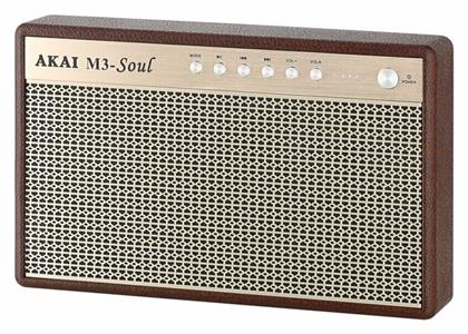 Akai M3-Soul Bluetooth 20W έως 15 ώρες Καφέ