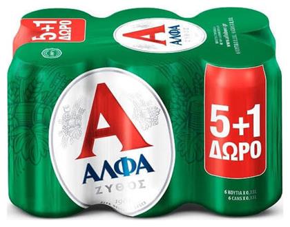 Άλφα Lager Κουτί 6x330ml από το e-Fresh