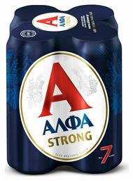 Άλφα Strong Lager Κουτί 4x500ml Κωδικός: 15552226