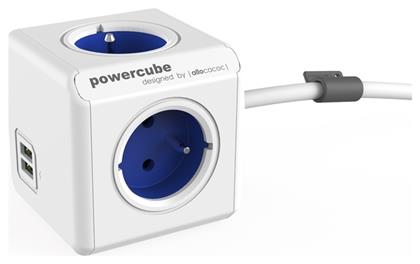 Allocacoc Extended PowerCube 4 Θέσεων με 2 USB-A και Καλώδιο 1.5m