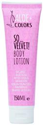 Aloe Colors So Velvet Ενυδατική Lotion Ανάπλασης Σώματος με Aloe Vera & Άρωμα Πούδρα για Ευαίσθητες Επιδερμίδες 150ml από το Pharm24