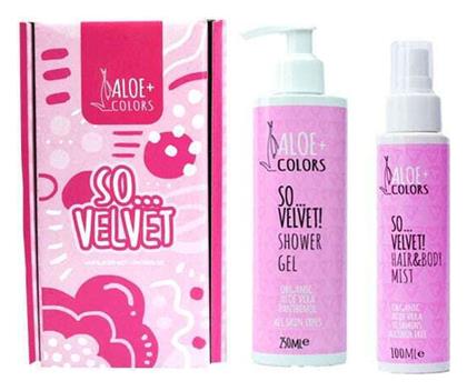 Aloe Colors So Velvet Σετ Περιποίησης για Ενυδάτωση με Body Mist & Κρέμα Σώματος 100ml