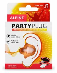 Alpine PartyPlug Ωτοασπίδες σε Διάφανο Χρώμα 2τμχ 111.21.655 από το Lightgear