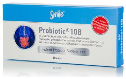 AM Health Smile Probiotic 10B με Προβιοτικά και Πρεβιοτικά 10 κάψουλες