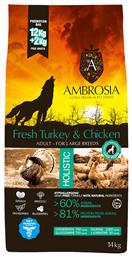 Ambrosia Fresh Turkey & Chicken 12kg