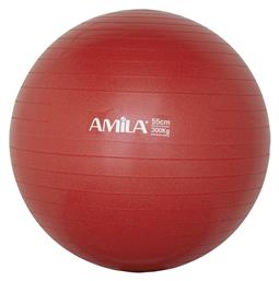 AMILA Μπάλα Pilates 55cm, 1kg σε Κόκκινο Χρώμα