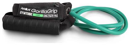 AMILA Gorilla Grip Λάστιχο Γυμναστικής Σωληνωτό Μαλακό με Λαβές Πράσινο