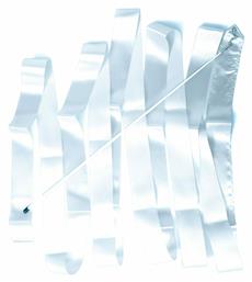 AMILA Κορδέλα Ρυθμικής Γυμναστικής Λευκή 5m