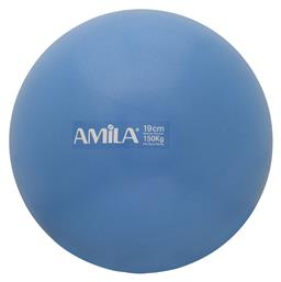 AMILA Mini Μπάλα Pilates 19cm 0.15kg σε Μπλε Χρώμα