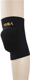 Amila Neoprene 83116 Επιγονατίδες Βόλεϊ Ενηλίκων Μαύρες Large