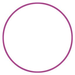 AMILA Στεφάνι Ρυθμικής με Διάμετρο 70cm Φούξια