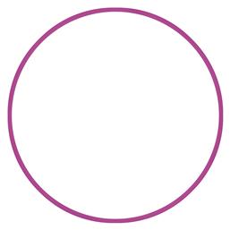 AMILA Στεφάνι Ρυθμικής με Διάμετρο 70cm Φούξια