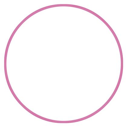 AMILA Στεφάνι Ρυθμικής με Διάμετρο 76cm Ροζ