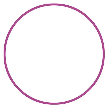 Amila Στεφάνι Ρυθμικής με Διάμετρο 80cm Φούξια