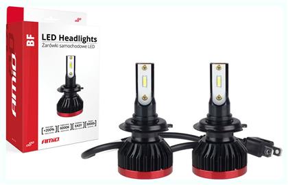 AMiO Λάμπες Αυτοκινήτου H7 LED 6000K Ψυχρό Λευκό 12V 50W 2τμχ