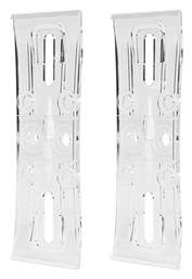 AMiO Πλαίσια Πινακίδας Αυτοκινήτου Πλαστικά 52 x 52cm Διάφανο 2τμχ