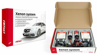 AMiO Xenon Σετ Φωτισμού Αυτοκινήτου Normal Ballast HID H7 35W 12V 6000K Ψυχρό Λευκό