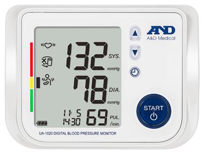 A&D UA-1020 Ηλεκτρονικό Πιεσόμετρο Μπράτσου Ακριβείας