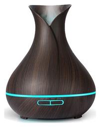 Andowl Led Συσκευή Αρωματοθεραπείας Υπερήχων Καφέ K-H6BS