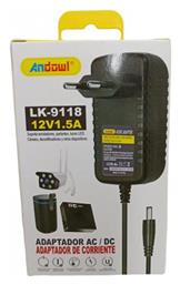 Andowl LK-9118 Universal Τροφοδοτικό 12V 1.5A