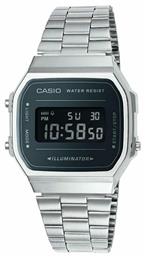 Ανδρικά Ρολόγια Casio A168wem-1ef Μαύρο Ασημί Ø 34 Mm