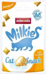 Animonda Milkies Cat Crunchy Harmony Anti-Hairball Λιχουδιές Σνακ Γάτας 30gr από το Plus4u