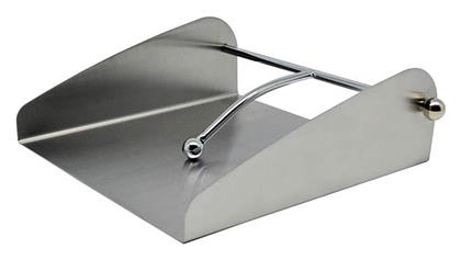 Ankor Χαρτοπετσετοθήκη Μεταλλική Ασημί 17.5x17.5x6cm 812493